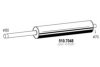 IVECO 4545681 Middle-/End Silencer